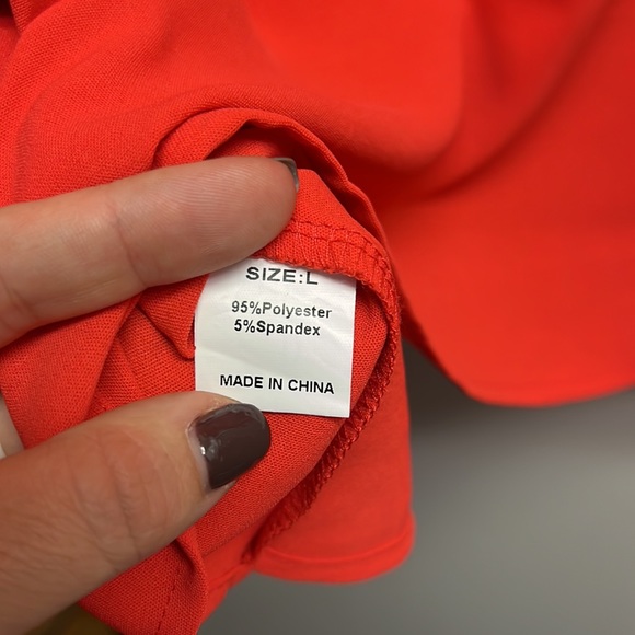 Red Dress Top - Picture 4 of 4